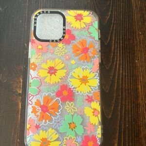 Floral Clear Phone Case